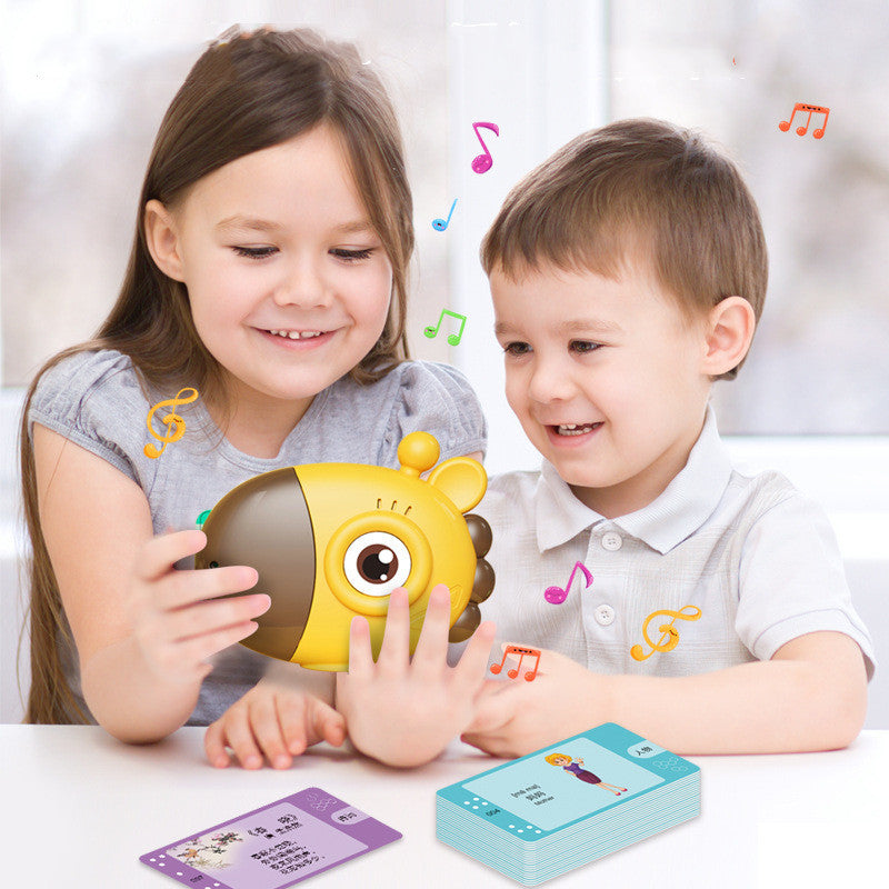 English Giraffe Card Reader Learning Machine For Children